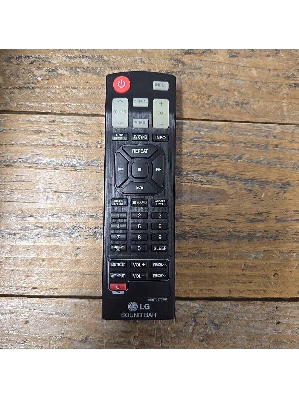 Original LG AKB73575401 Soundbar Remote Control for NB3250A NB3520A Tested